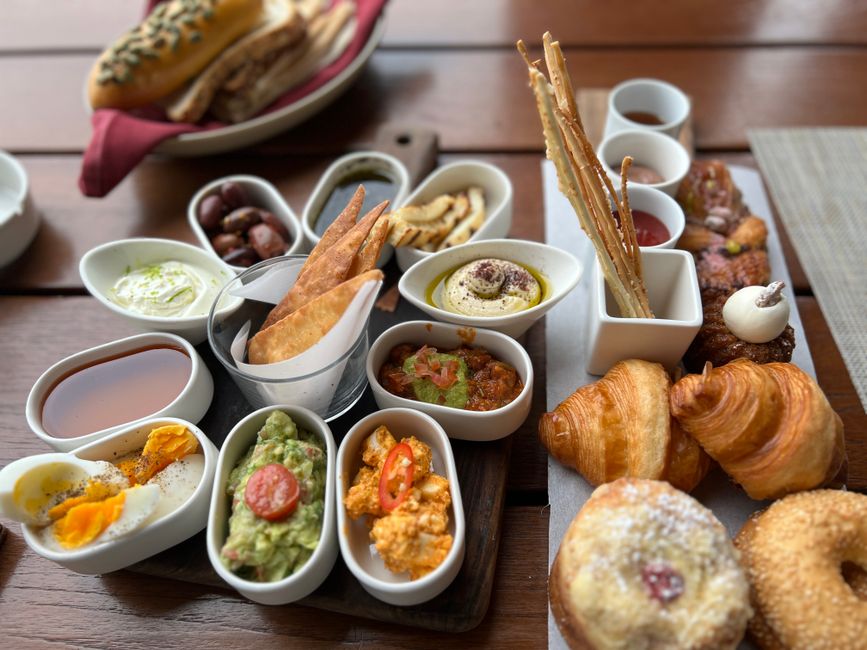 Pasta Night Spread — brunch buffet build for a brunch table — food · Food & Hosting