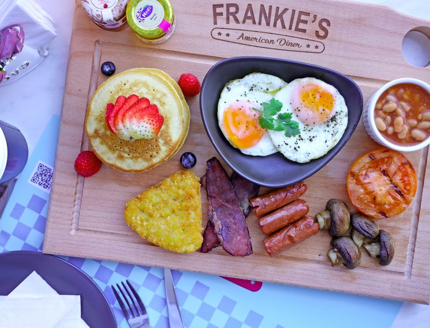 Boardwalk Breakfast around a bookstore visit — travel · Beach Vacations
