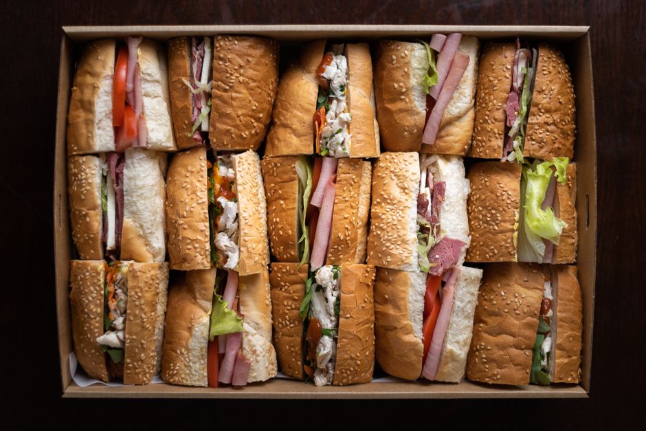 Tea Sandwich Tray with a small-bite format — food · Food & Hosting