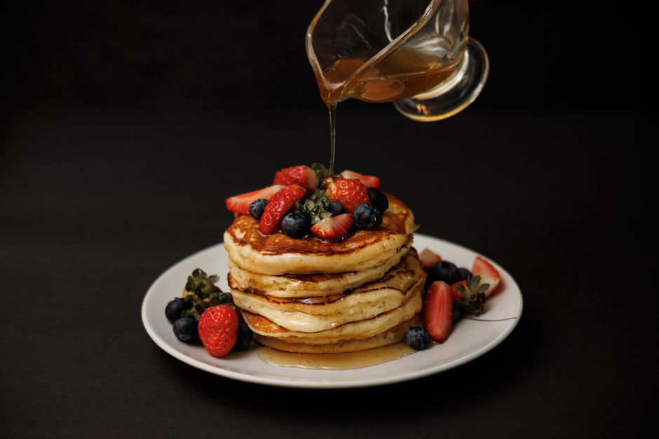 Blueberry Oat Pancakes for a cozy cold-weather start — food · Breakfast & Brunch