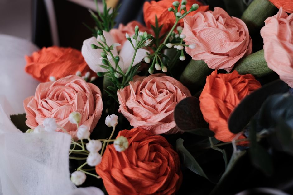 Paper Flower Bouquet from recycled paper — diy-creativity · Crafts