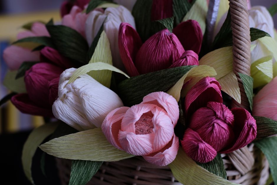Paper Flower Bouquet for blank journal page — diy-creativity · Crafts