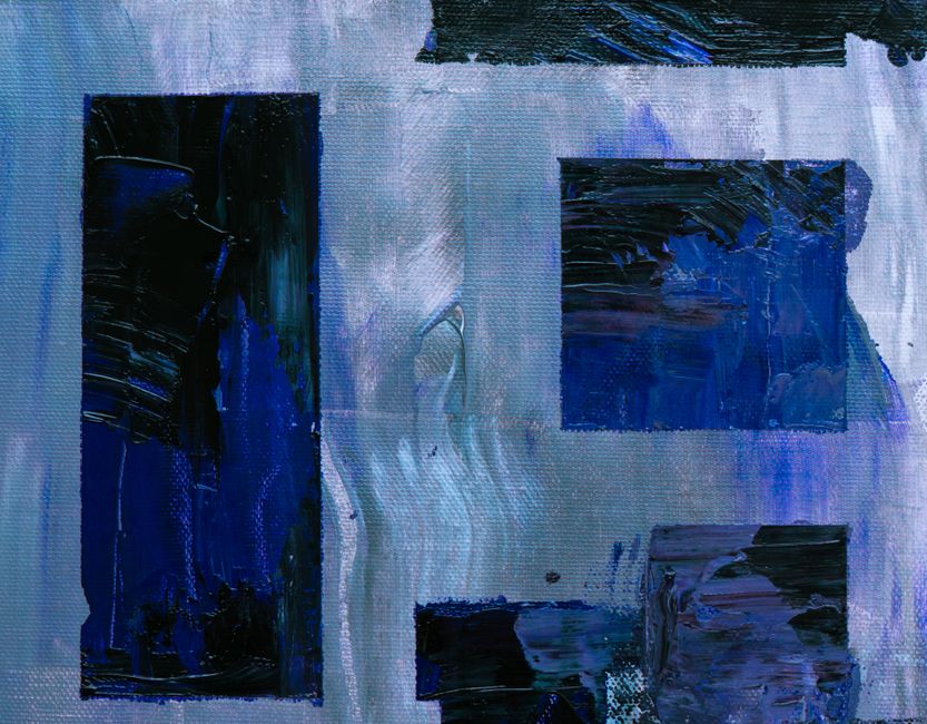 Acrylic Abstract Blocks using old photographs — diy-creativity · Art & Painting