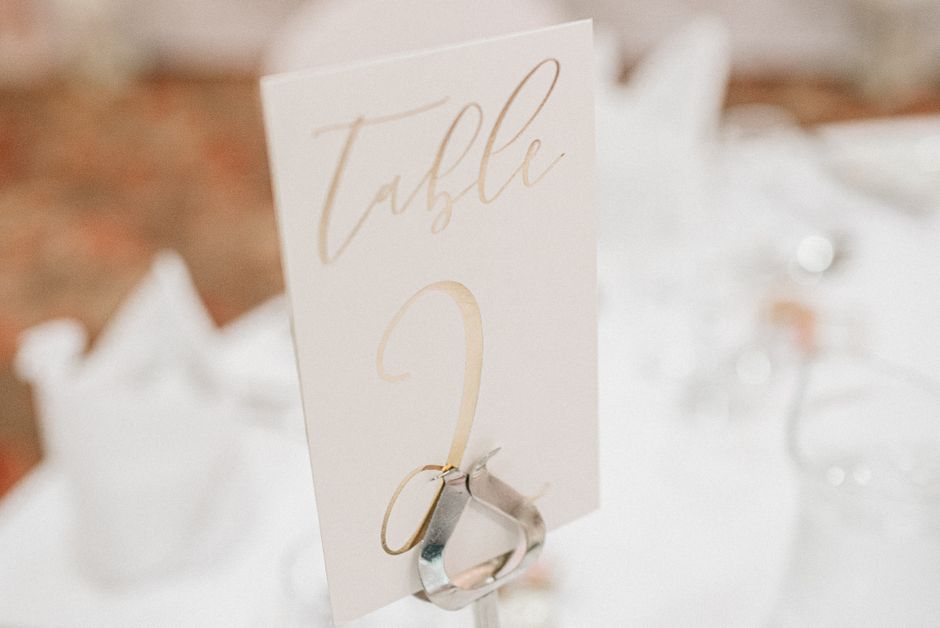 Table-Number Design with a handwritten touch — celebrations · Weddings