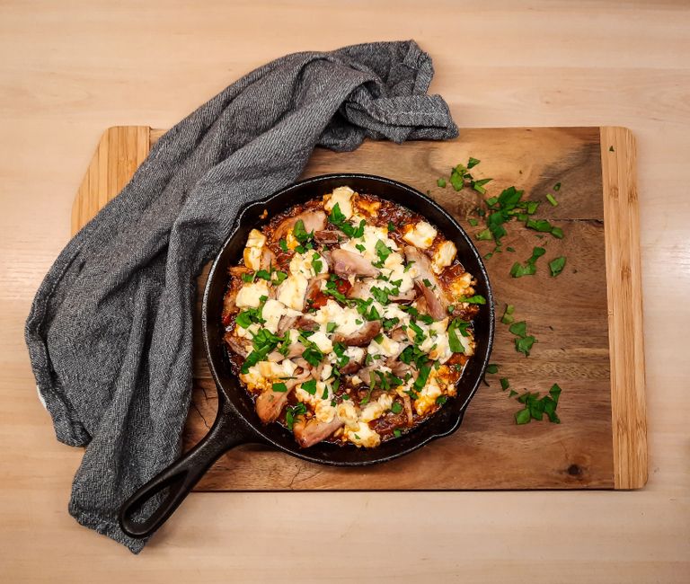 Shakshuka Skillet for a make-ahead morning — food · Breakfast & Brunch