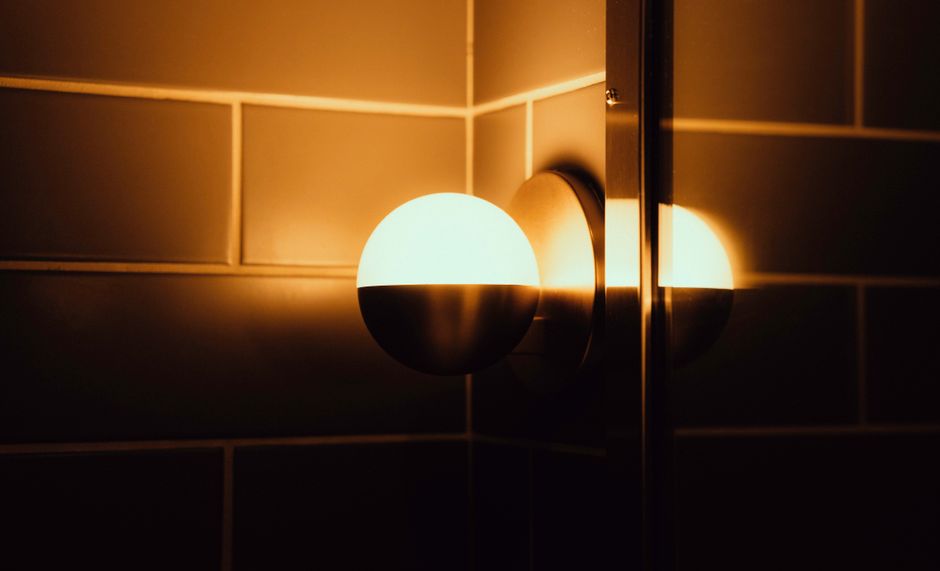 Bedside Sconce with a clever vertical solution — home · Bedrooms