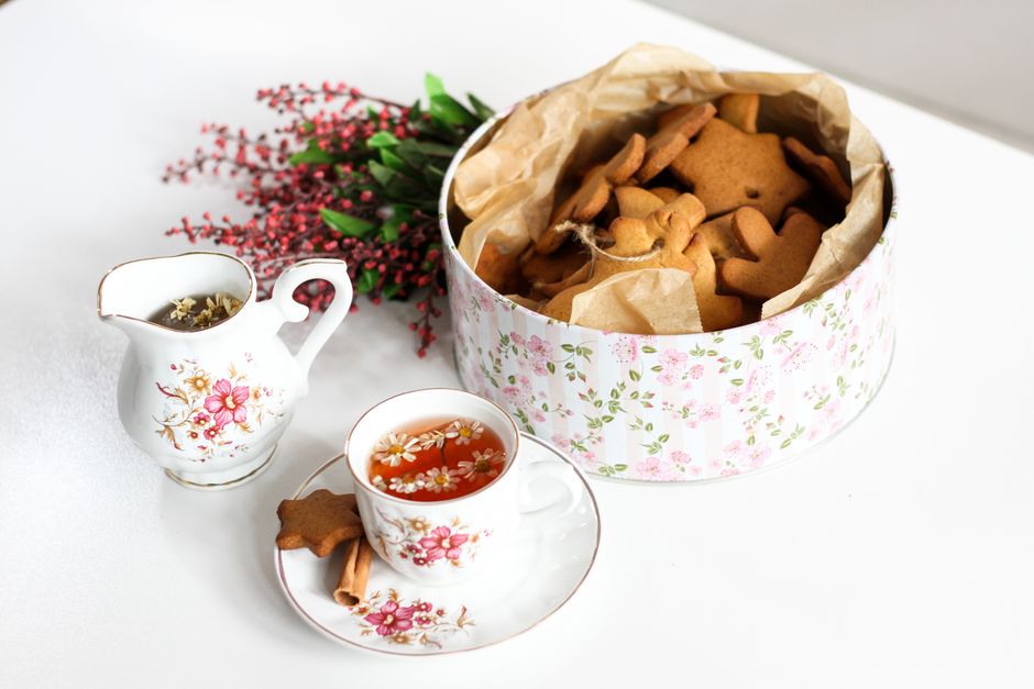 Cookie Decorating Counter — tea sandwich platter with a seasonal centerpiece — food · Food & Hosting