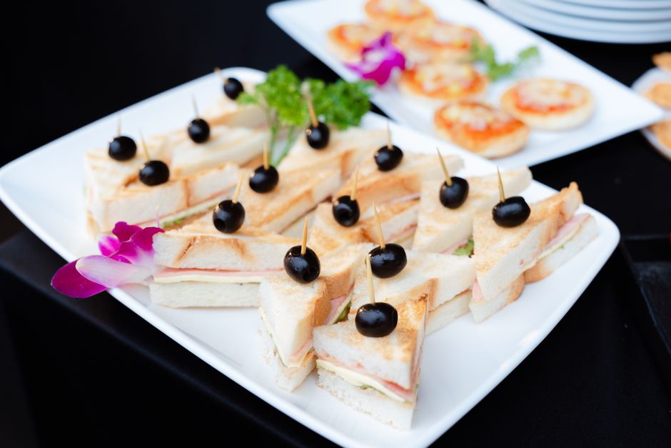 Mini Sandwich Platter with a self-serve station — food · Food & Hosting