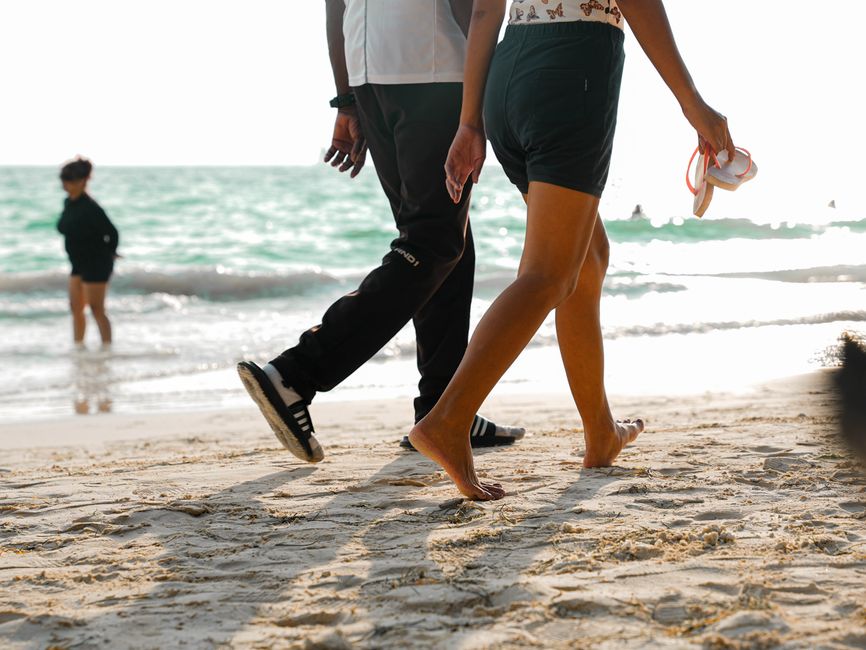 Beach Stroll for a low-impact session — wellness · Walking & Outdoor