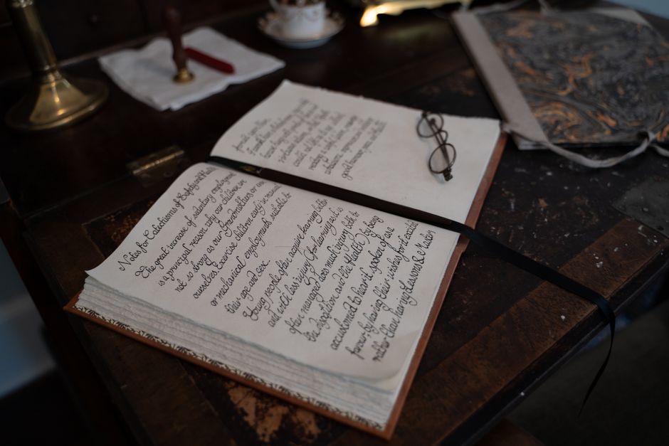 Storybook Welcome Table around a meaningful keepsake — celebrations · Baby Showers