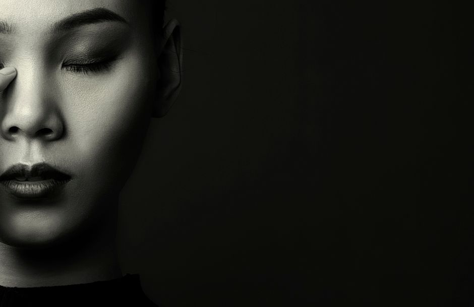 Monochrome Portrait for wash handmade home — diy-creativity · Art & Painting