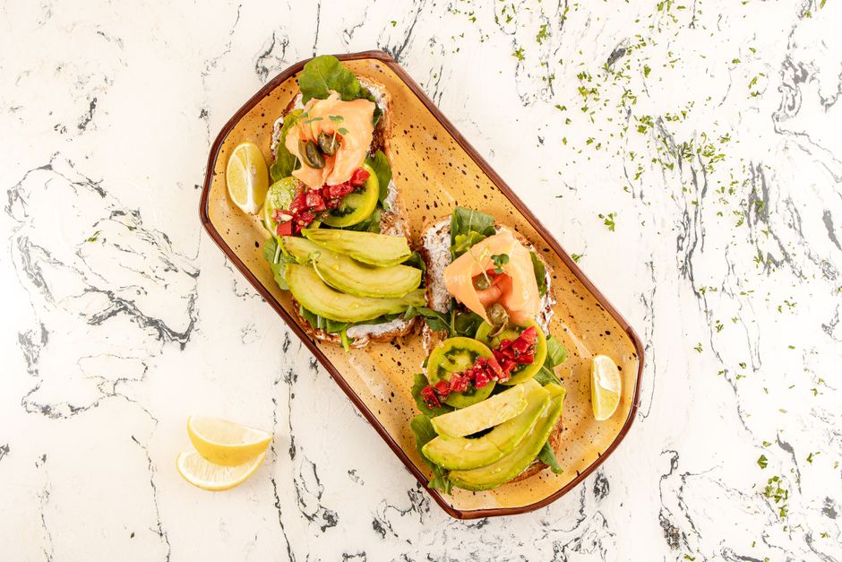 Smoked Salmon Toast with lemon ricotta — food · Breakfast & Brunch