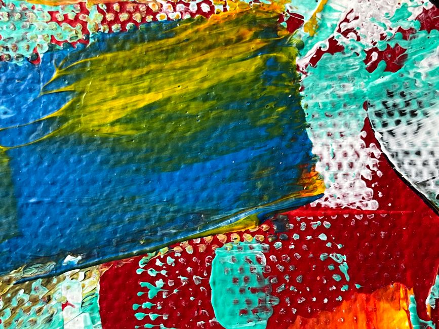 Acrylic Abstract Blocks for a small creative corner — diy-creativity · Art & Painting
