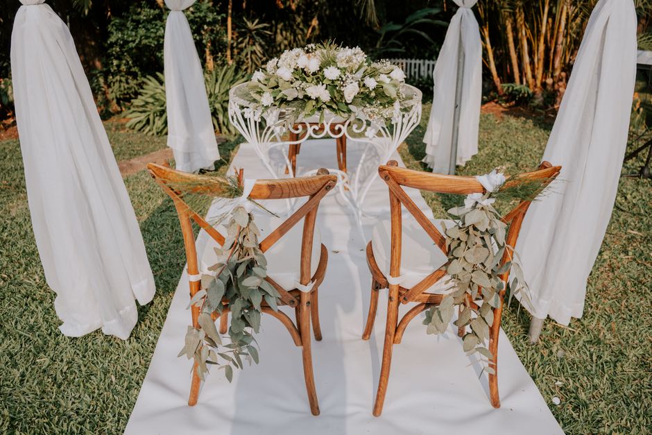Ceremony Aisle Details around a dessert-first menu — celebrations · Weddings