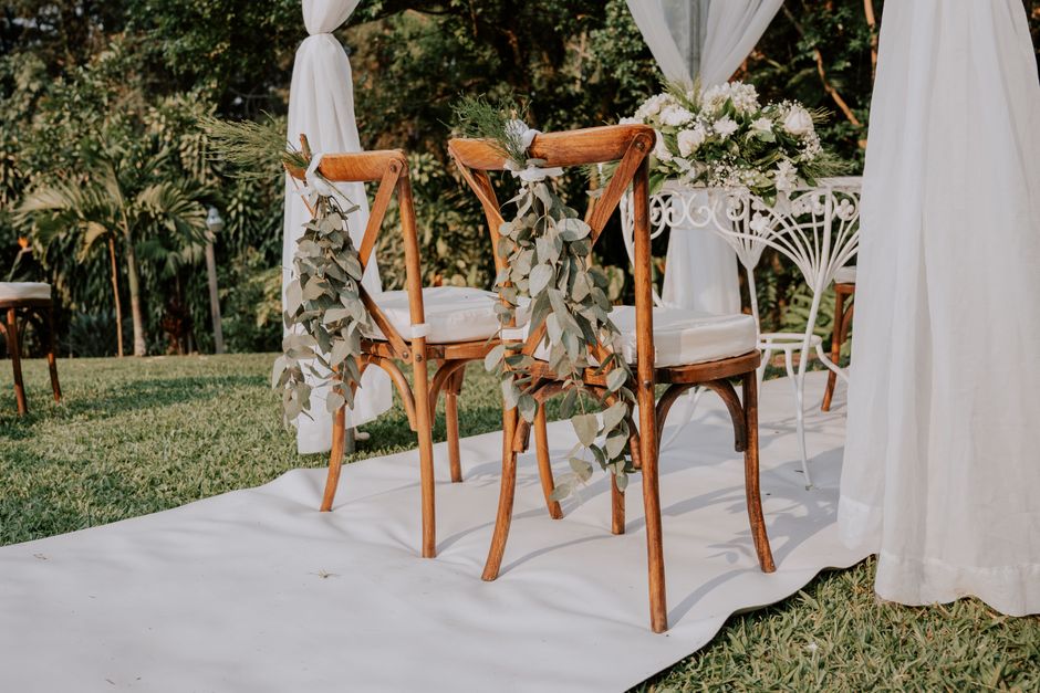 Ceremony Aisle Details around a seasonal color palette — celebrations · Weddings