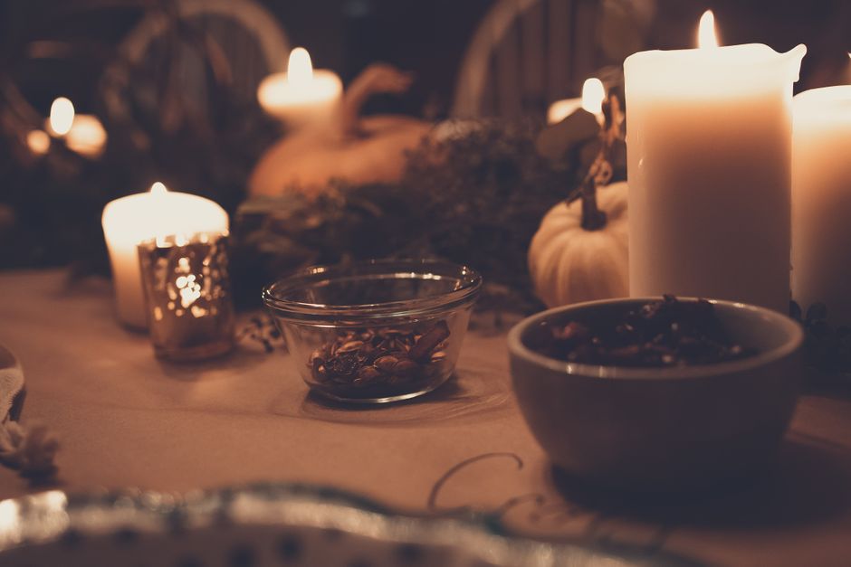 Harvest Table Runner around a shared activity — celebrations · Thanksgiving