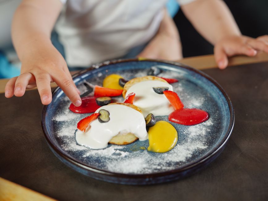 Pancake Art Breakfast around a shared playlist — entertainment · Family Fun