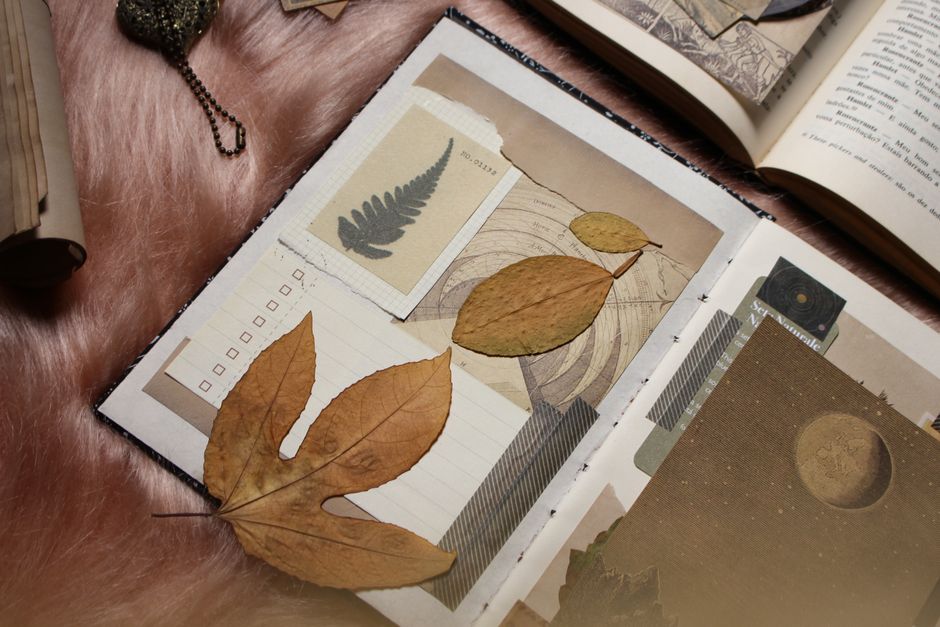 Handmade Notebook with a simple stencil — diy-creativity · Creative Projects