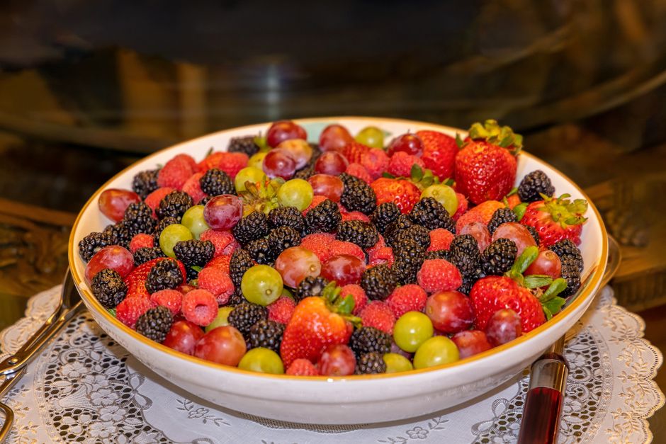Fresh Fruit Dessert Table for bar brunch hosting — food · Food & Hosting
