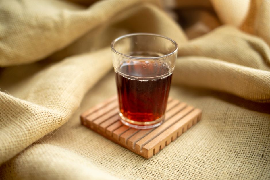 Hibiscus Iced Tea with sparkling water — food · Drinks