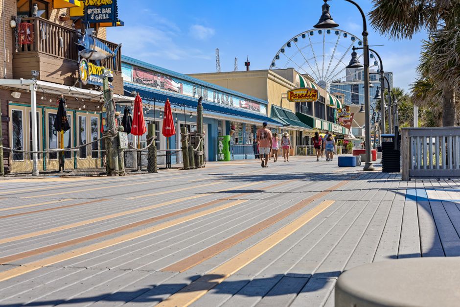 Boardwalk Breakfast with a golden-hour viewpoint — travel · Beach Vacations
