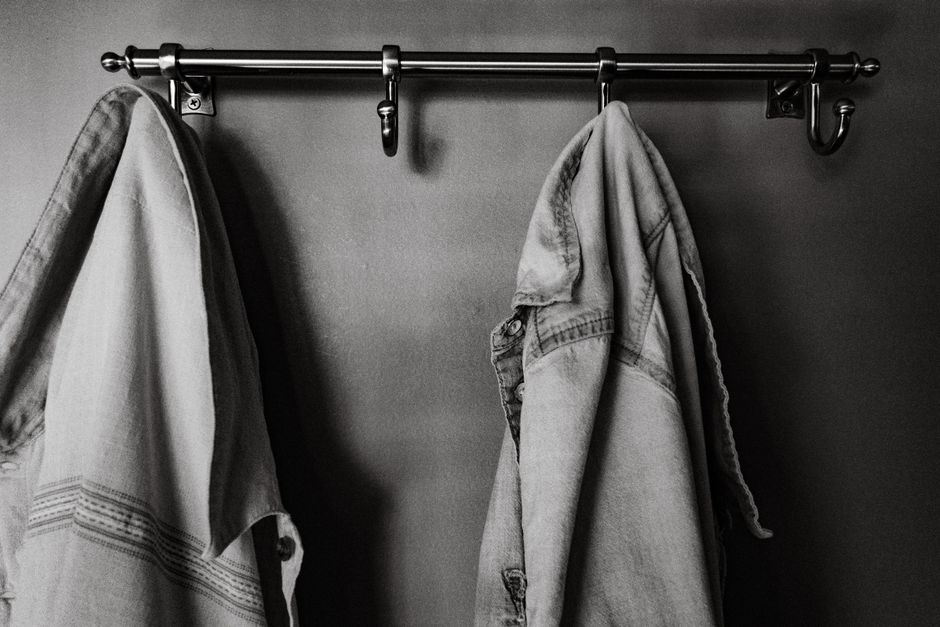 Towel Hook with a cozy corner detail — home · Bathrooms