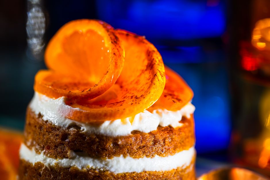 Orange Poppy Seed Cake with cinnamon sugar — food · Baking