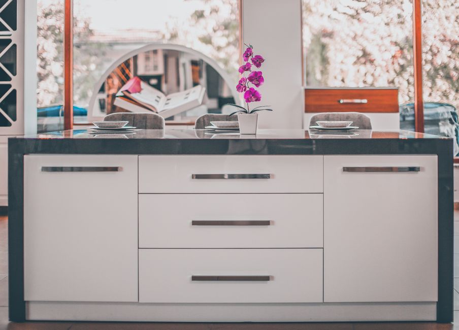 Island Styling with a clever vertical solution — home · Kitchens