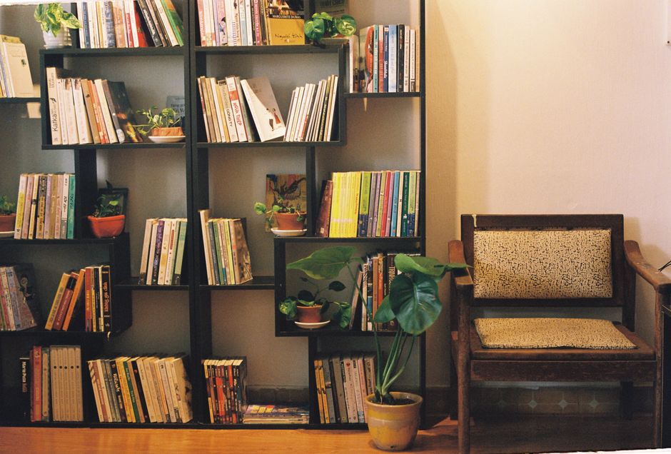 Reading Nook with hidden everyday storage — home · Interior Design