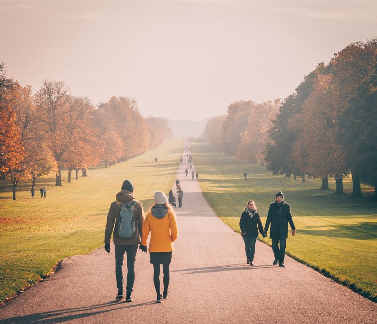 Walking Intervals during a weekend morning — wellness · Fitness