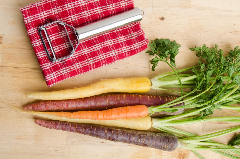 Carrot Hummus Boats for a game-day table — food · Snacks
