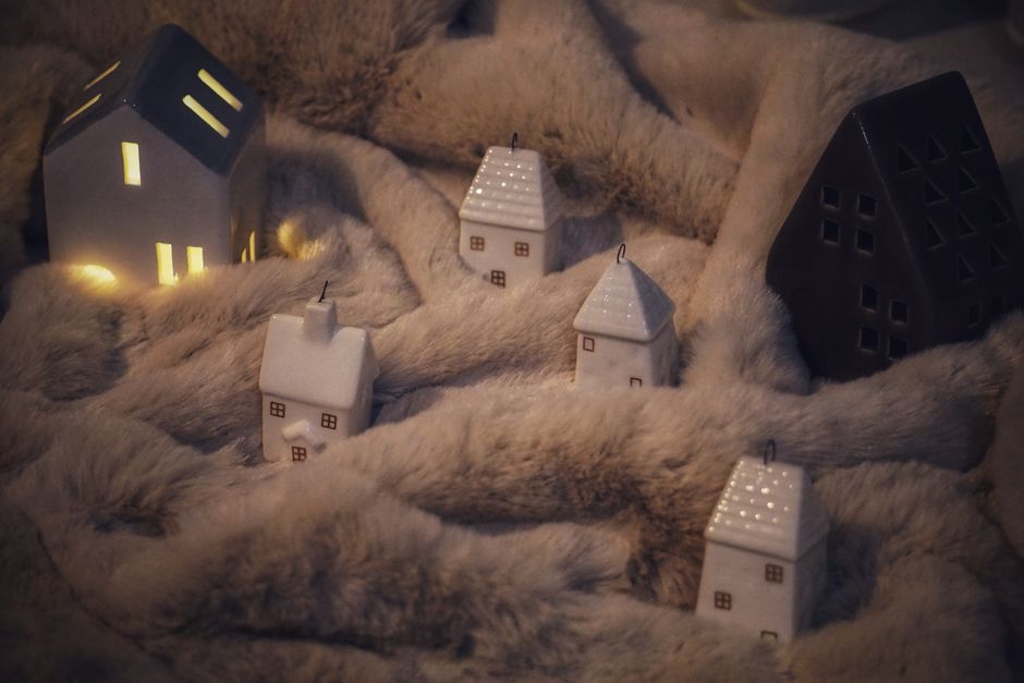 Mantel Village for an intimate celebration — celebrations · Christmas