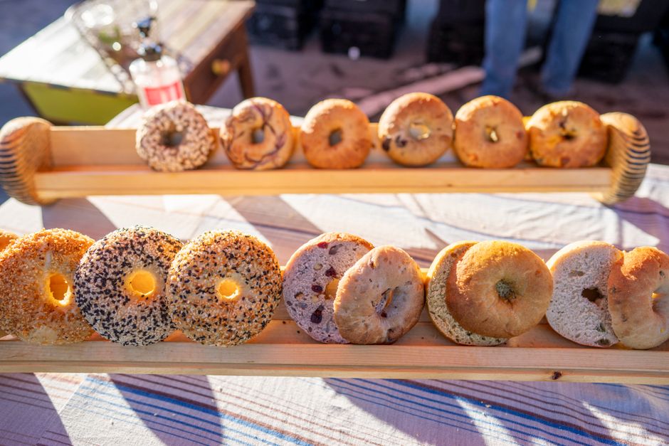 Mini Bagel Board for brunch easy reset — food · Breakfast & Brunch