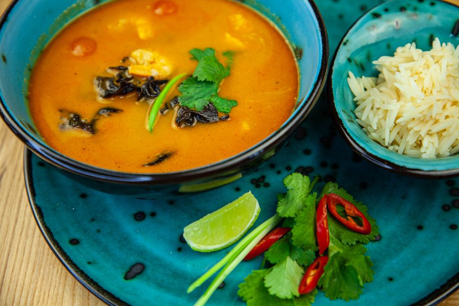 Coconut Curry Lentils with creamy white beans — food · Dinner Ideas