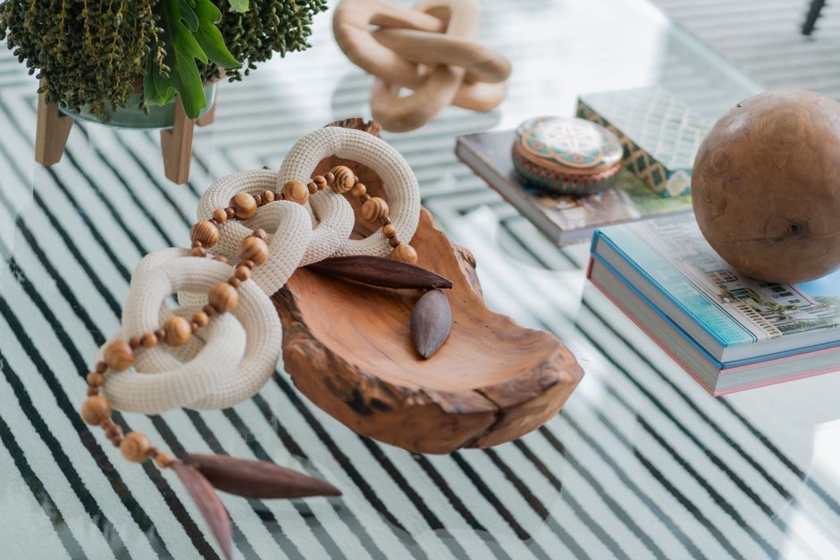 Beaded Garland for a small creative corner — diy-creativity · Handmade Decor