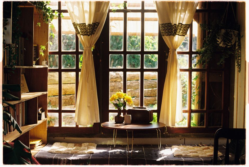 Window Seat with a soft curved silhouette — home · Interior Design