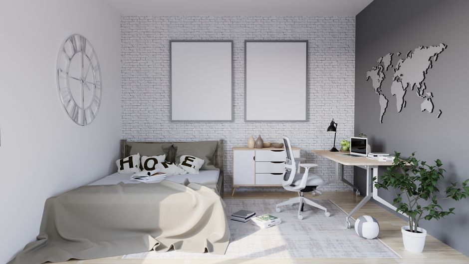 Cool Bedroom Setup during a workday lull — wellness · Sleep