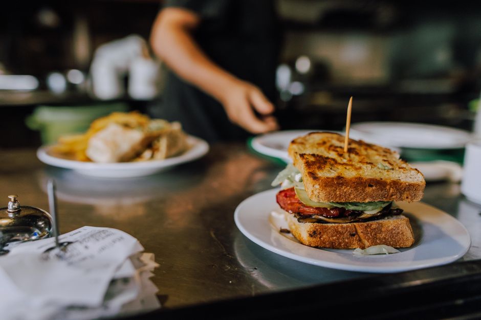 Leftover Sandwich Bar around a quiet morning celebration — celebrations · Thanksgiving