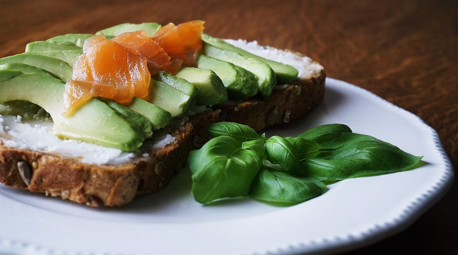 Smoked Salmon Toast for a café-style plate — food · Breakfast & Brunch