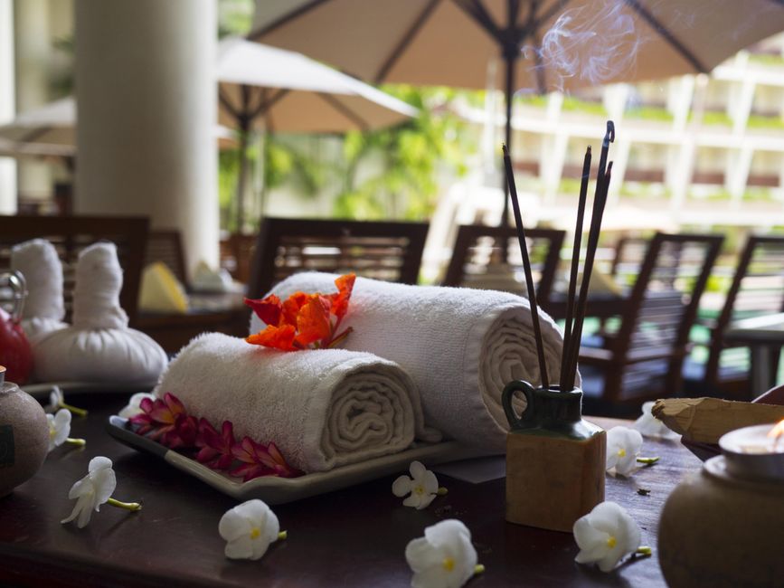 Spa Afternoon near a public trail — travel · Weekend Getaways