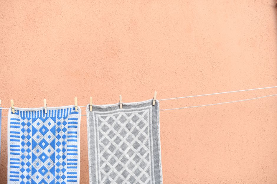 Patio Rug using thrifted character pieces — home · Garden & Outdoor