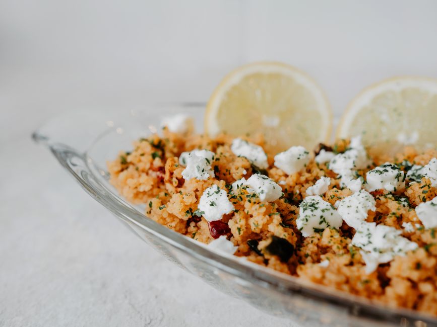 Lemon Couscous Box for microwave at noon — food · Lunch Ideas