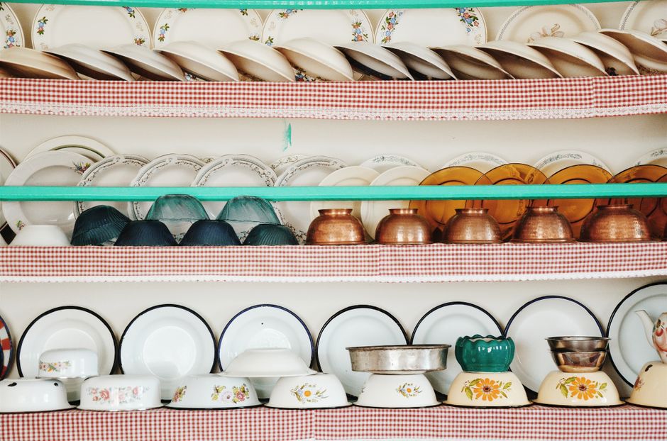 Tension-Rod Shelf for seasonal storage — home · Home Hacks