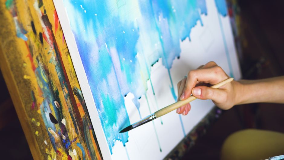 Paint-And-Sip Night for mixed ages — entertainment · Date Nights