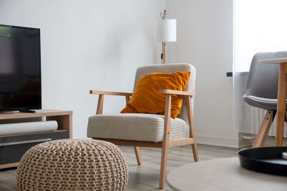 Media Console for a small footprint — home · Living Rooms