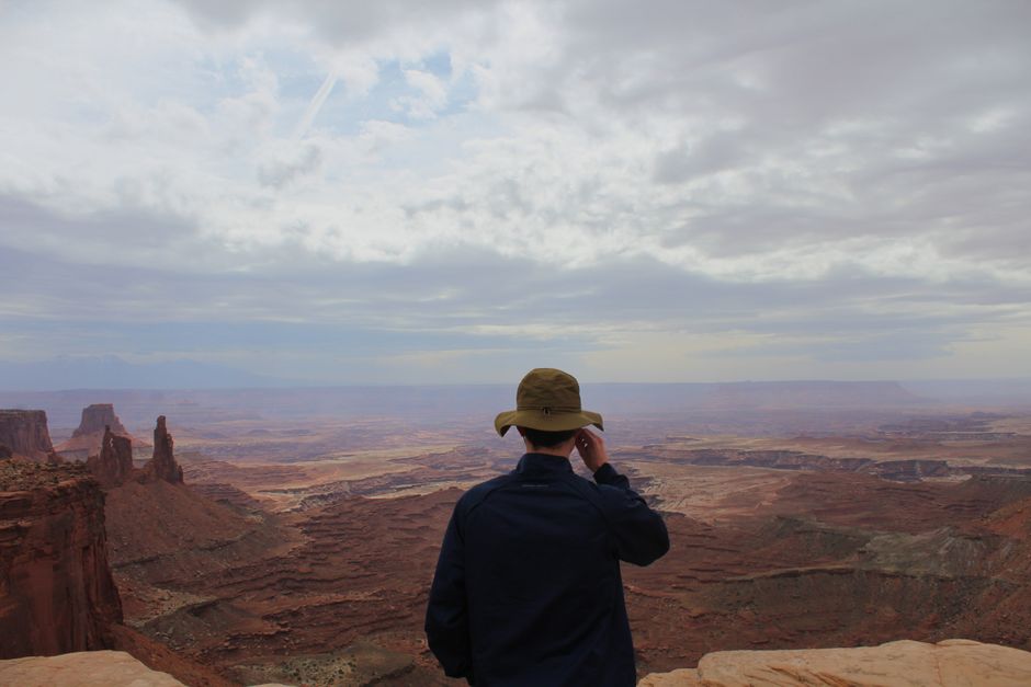 Desert Viewpoint at sunrise — travel · Road Trips