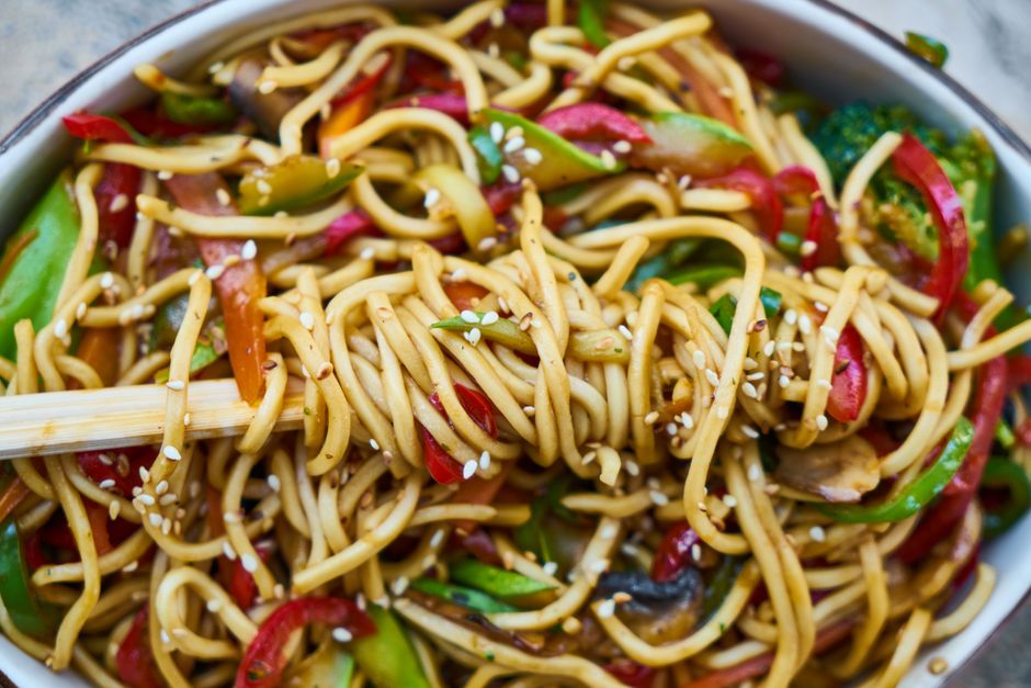 Miso Mushroom Noodles with roasted mushrooms — food · Dinner Ideas