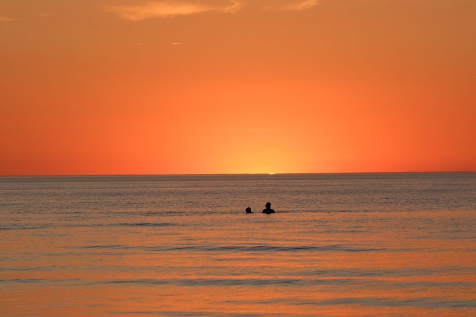Sunrise Swim at sunrise — travel · Beach Vacations