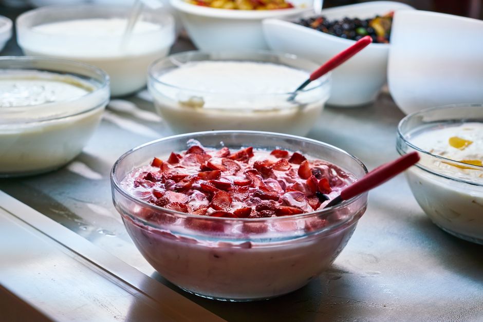 Berry Yogurt Bark for a game-day table — food · Snacks