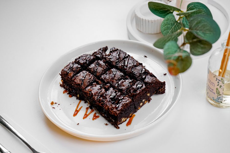Salted Caramel Brownies for bakery style weekends — food · Desserts